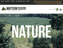 Tablet Screenshot of matterntrees.com